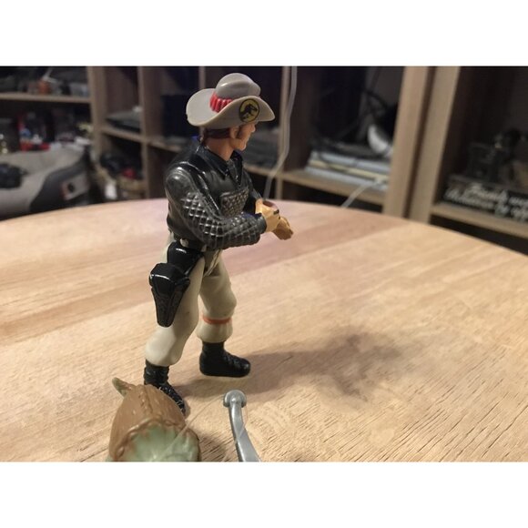 Jurassic Park Dino Trackers Sgt T-Rex Turner 5" Action Figure Kenner 1993 Access - Picture 13 of 14